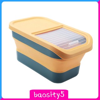 [Baosity5] กล่องเก็บอาหารสัตว์เลี้ยง ข้าว ขนาดใหญ่ 10 กก. สําหรับแมว