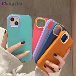 เคสโทรศัพท์มือถือ ซิลิโคนนิ่ม TPU กันกระแทก สีมาการอง 3 in 1 สําหรับ Samsung Galaxy A54 A34 5G A14 A24 A04 A04E M14 M13 5G M04 F04