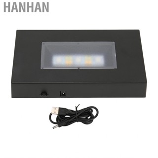 Hanhan Light Stand Base USB Powered Black ABS Rectangular Display