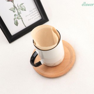 Ellsworth กระดาษกรองกาแฟ รูปตัว V สําหรับดริปกาแฟ 1-4 ถ้วย