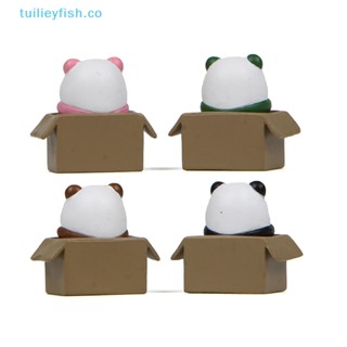 Tuilieyfish ตุ๊กตาแพนด้าน่ารัก ขนาดเล็ก สําหรับตกแต่งบ้าน สวน