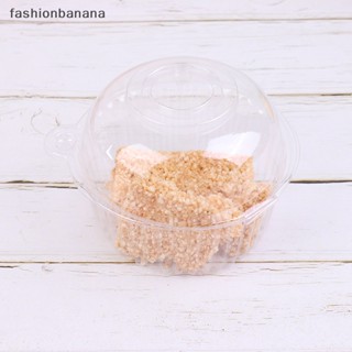 [fashionbanana] กล่องพลาสติกใส PVC ทรงกลม สําหรับใส่เค้ก 50 ถ้วย