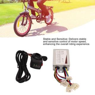 Sports Love Bike Controller Throttle Kit 24V 500W Speed ​​Controller Battery Indicator Thumb Grip อุปกรณ์เสริม