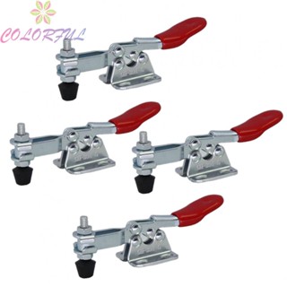 【COLORFUL】Professional Grade GH201L Quick Release Toggle Clamps 4pcs 27KG Holding Capacity