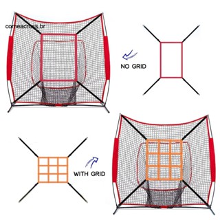 Cs ตาข่ายเป้าซอฟท์บอล ปรับได้ สําหรับฝึกตีเบสบอล 2 ชิ้น