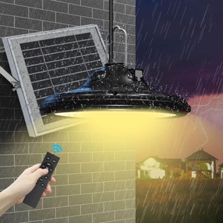 MR.ILLUMINATION Solar Shed Light 12 Button Remote Control Waterproof LED Chandelier for Outdoor Garden ระเบียงลาน