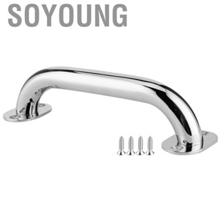 Soyoung Boat Handrail  7.9in 316 Stainless Steel Grab Marine Handle Grip for Hatch Yacht Bathroom