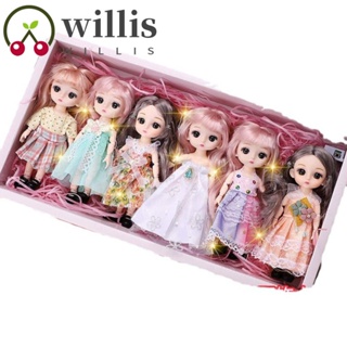 Willis BJD ชุดเสื้อผ้าตุ๊กตา 3D ข้อต่อขยับได้ 13 ชิ้น สําหรับเด็กอนุบาล