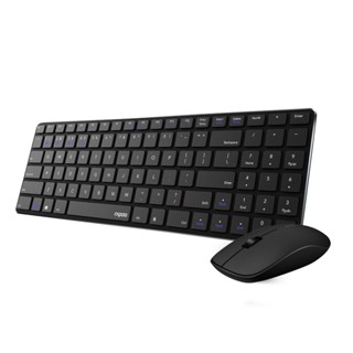 Rapoo รุ่น 9300M BLACK Multi-mode Wireless Keyboard &amp; Mouse ไทย / ENG