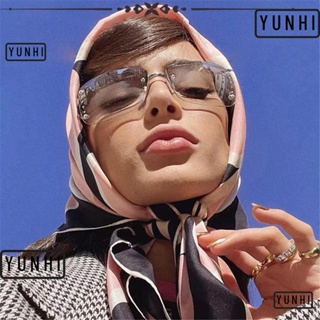 Yunhi Y2K แว่นตากันแดด 2000S UV400 สําหรับผู้หญิง ผู้ชาย