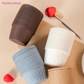 Ruisurshine ถาดรองคัพเค้ก มัฟฟิน ขนมหวาน DIY 50 ชิ้น