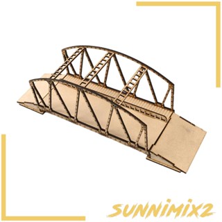 [Sunnimix2] โมเดลสะพานไม้ 1/72 สไตล์ยุโรป ของเล่นสถาปัตยกรรม สําหรับเด็กผู้ชาย ผู้หญิง DIY