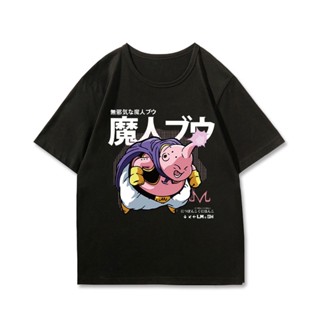 ใหม่ Dragon Ball Z Majin Buu อะนิเมะแขนสั้นเสื้อยืดผู้ชาย Dragon Ball เสื้อยืดผ้าฝ้ายแขนสั้น hot