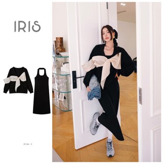 [สินค้าลิขสิทธิ์แท้] IRIS BOUTIQUE IT2023YD60 Black swan dress set เสื้อผ้าผู้หญิง เดรสเซ