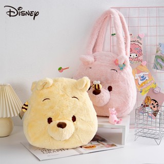 กระเป๋าสตางค์ Disney Winnie the Pooh ของแท้ สีชมพู สําหรับเด็กผู้หญิง และผู้หญิง