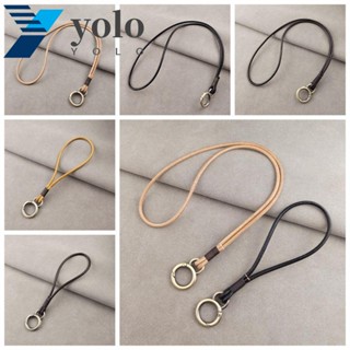 Yolo สายคล้องโทรศัพท์มือถือ หนังวัวแท้ ป้องกันการสูญหาย DIY