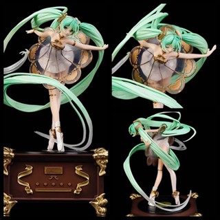 ((พร้อมส่ง) ฟิกเกอร์ Hatsune miku ครบรอบ 5 ปี ซิมโฟนี กราโมโฟน เต้นรํา ยืน ท่าทางบรรจุกล่อง