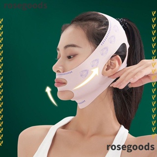 Rosegoods1 สายรัดใบหน้า รูปตัว V กระชับสัดส่วน FTJ สําหรับผู้หญิง