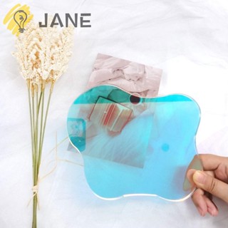 Jane แผ่นฉนวนกันความร้อนแก้วอะคริลิคใส ทรงไม่สมมาตร สีโปร่งใส