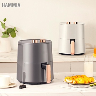 HAMMIA 4.5L มัลติฟังก์ชั่นหม้อทอดไฟฟ้าหม้อทอดเตาอบคู่เตาอบอบสมาร์ท AU Plug 220V