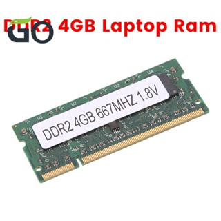 หน่วยความจําแล็ปท็อป DDR2 4GB 667Mhz PC2 5300 SODIMM 1.8V 200 Pins สําหรับ Intel AMD