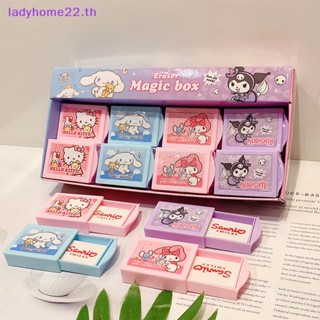 Doulady Kawaii Cinnamoroll Melody กล่องยางลบ รูปไอศกรีม สร้างสรรค์ ของขวัญสําหรับเด็กนักเรียน