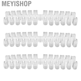 Meyishop Nail Color Display Tips Professional Short Round Easy Selection Practice Skills Safe Clear Polish Card for Salon