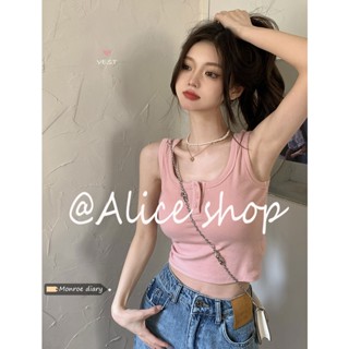 Alice  เสื้อยืดผู้หญิง สะดวกสบาย และทันสมัย  Stylish Comfortable คุณภาพสูง สวย A90K1OR 36Z230909