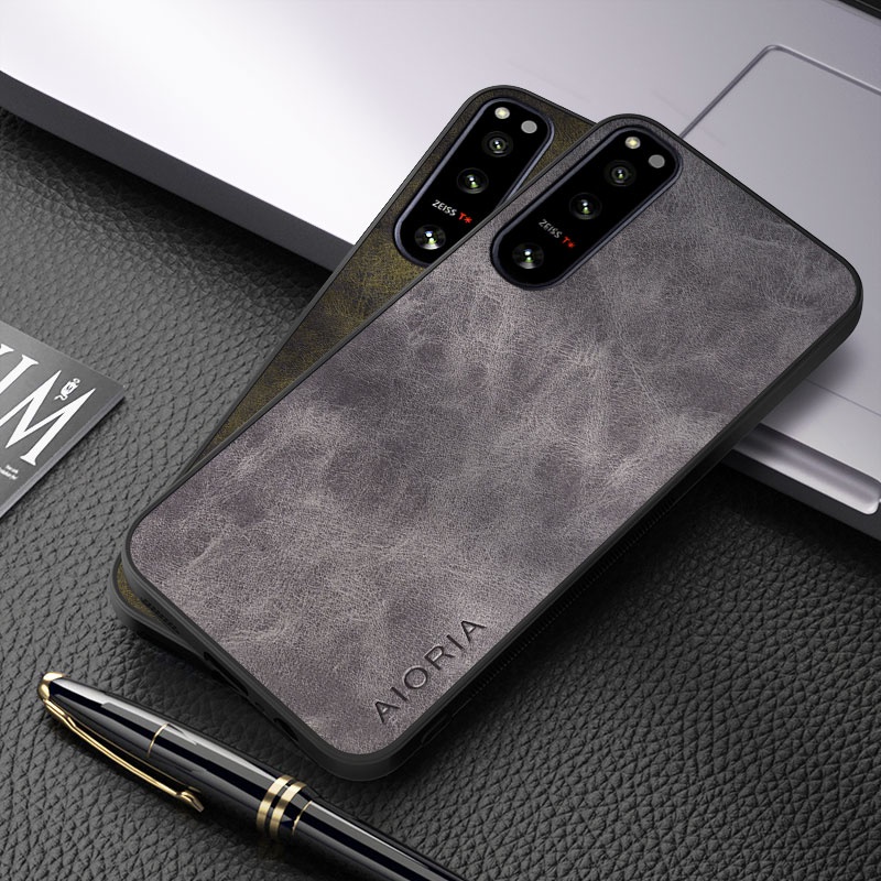 เคสสําหรับ Sony Xperia 5 IV III หรูหราหนัง PU สําหรับ sony xperia 5 iv ace 2 iii กรณี