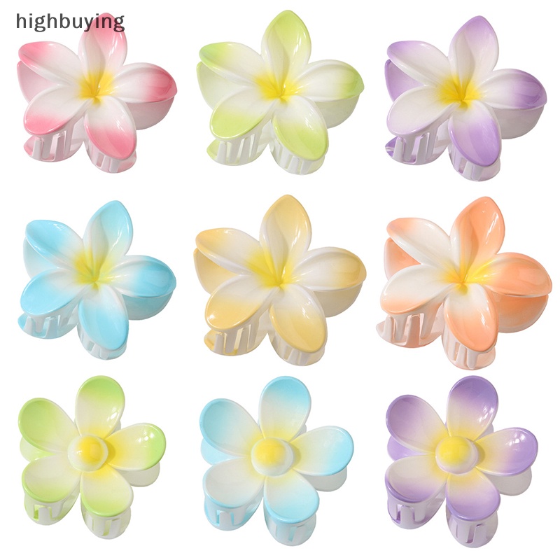 [highbuying] กิ๊บติดผม ดอกไม้ พลัมเมอเรีย สร้างสรรค์ วินเทจ ที่มีสีสัน ดอกไม้ คว้า คลิป สําหรับผู้หญิง แฟชั่น เครื่องประดับผม ผ้าโพกศีรษะ ผ้าโพกศีรษะ ใหม่ พร้อมส่ง