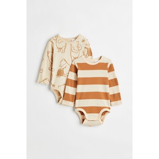 H&amp;M  Boy 2-pack long-sleeved bodysuits 1100529_1