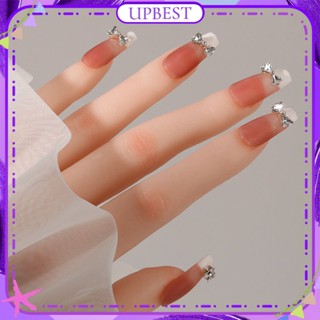♕ 10pcs Nail Art Ins Wind Heart-shaped Imitation Zircon Jewelry Rhinestone Alloy Diamond Nail Decoration Manicure Tool For Nail Shop 10 Designs UPBEST
