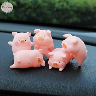 Pewany ตุ๊กตาหมูนําโชคน่ารัก สีชมพู สําหรับแขวนตกแต่งแดชบอร์ด