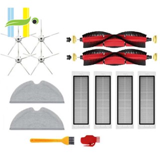 อะไหล่ไส้กรอง Hepa แปรงหลัก แปรงด้านข้าง ผ้าม็อบ อุปกรณ์เสริม สําหรับเครื่องดูดฝุ่น Roborock S5 S6 Max Pure E4 E5 T6 T4