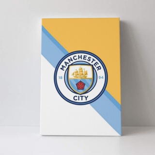 Manchester City F.C ภาพจิตรกรรมบนผ้าใบ HD ขนาด 40x60 ซม. สําหรับตกแต่งผนังบ้าน