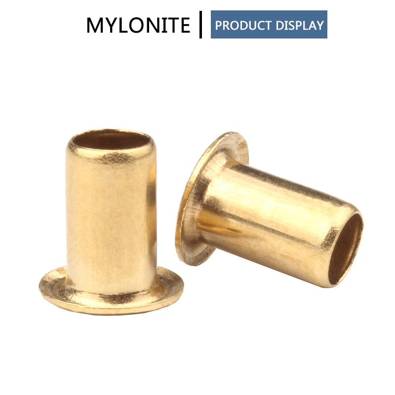 M0.9 M1.3 M1.5 M1.7 M2 M2.3 M2.5 ทองเหลืองตาไก่ Rivet Nut ทองแดง Hollow Grommet รู Rivets เส้นผ่านศูนย์กลาง 0.9 มม.-6 มม.มิลลิเมตร Bolt ความยาว 2.5 มม.-10 มม.มิลลิเมตร - รูปที่ 6