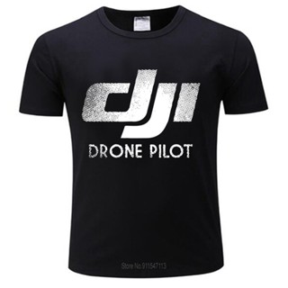 ขายดี เสื้อยืดแขนสั้น ผ้าฝ้าย พิมพ์ลาย Dji Spark Dji Drone Phantom 4 Pilot แฟชั่นฤดูร้อน สําหรับผู้ชาย 133798