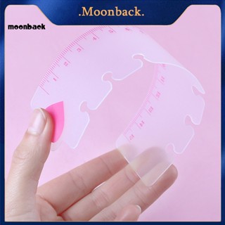 &lt;moonback&gt; ไม้บรรทัดที่คั่นหนังสือ ป้องกันการลื่นไถล กันสึกหรอ 2 ชิ้น