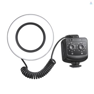 [T&amp;L]Godox Ring72 ไฟเติมแสงวิดีโอ LED มาโคร 72 ดวง อุณหภูมิสี 5600K ปรับความสว่างได้ 10 ระดับ พร้อมอะแดปเตอร์ 49 มม.-77 มม.