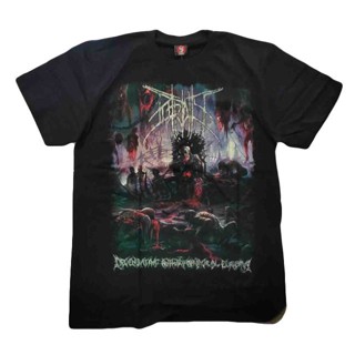 [S-5XL]เสื้อยืดวง putridity / Dark metal