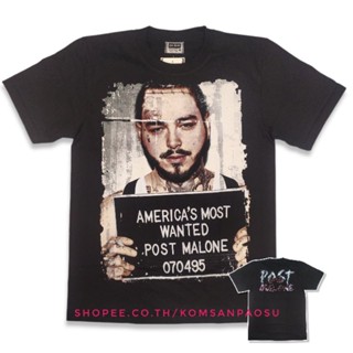 [S-5XL]เสื้อยืด postmalone posty hiphop ป้าย The roxx