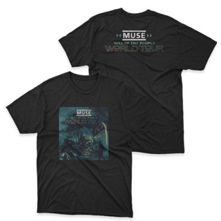 เสื้อยืด พิมพ์ลาย BAND MUSE WIL OF THE PEOPLE WORLD TOUR 2023