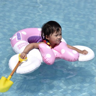 อุปกรณ์ว่ายน้ำ  เล่นน้ำ พร้อมส่ง+ส่งไว+Baby Inflatable Swan ห่วงยางสอดขา ห่วงยางสวมขาเด็ก น่ารัก มี 2 สี