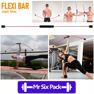 Hot Tik tok Flexi-bar บาร์ออกกำลังกาย Feilishi Bar อุปกรณ์ออกกำลังกาย สเตรทช์ ยางยืด การสั่นสะเทือน โยคะ ฟิตเนส