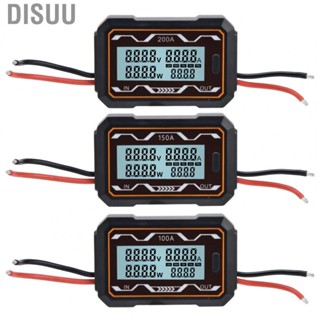 Disuu DC Power Meter  Wide Applications Multifunctional Power Meter Backlight Setting  for  Systems for Automobiles