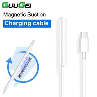 Guugei อะแดปเตอร์ชาร์จแม่เหล็ก Type C สําหรับ A-pple Pencil 2 USB C