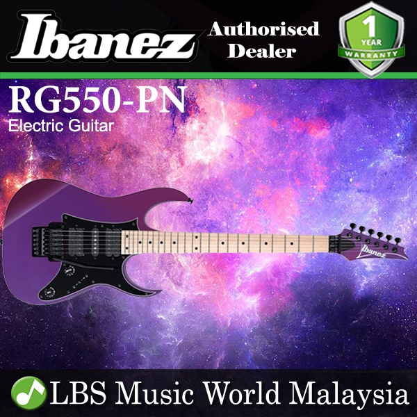 Ibanez RG550 Genesis Collection Basswood Body กีตาร์ไฟฟ้า Genesis - สีม่วงนีออน (RG 550)