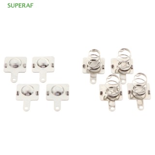 Superaf แผ่นสปริงโลหะ แบบเปลี่ยน สําหรับ AA AAA 10 คู่
