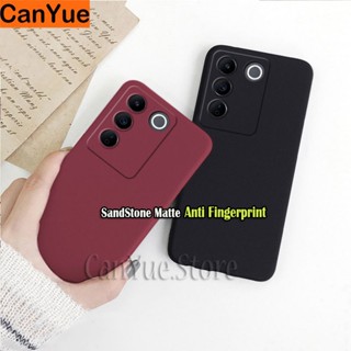 vivo Y51 Y51a 2020 Y31 2021 Y30 Y30i Y50 Y21 Y21s Y21T Y33s Y33T Y11 Y11s Y19 Y1s Soft TPU Sand Matte Case Flexible Silicon Anti Finger Print Back Cover Sweat Resistant Phone Casing Anti-Fall Anti-Slip Shell
