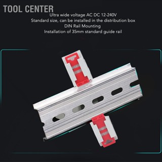 Tool Center รีเลย์ตั้งเวลามัลติฟังก์ชันวงจรอิเล็กทรอนิกส์ซ้ำรีเลย์ตั้งเวลาพร้อมไฟ LED 5A AC DC 12‑240V